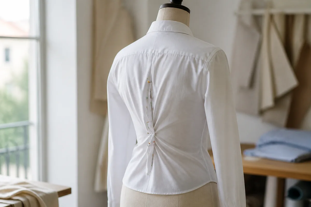 Cintrer une chemise trop large sans la déformer