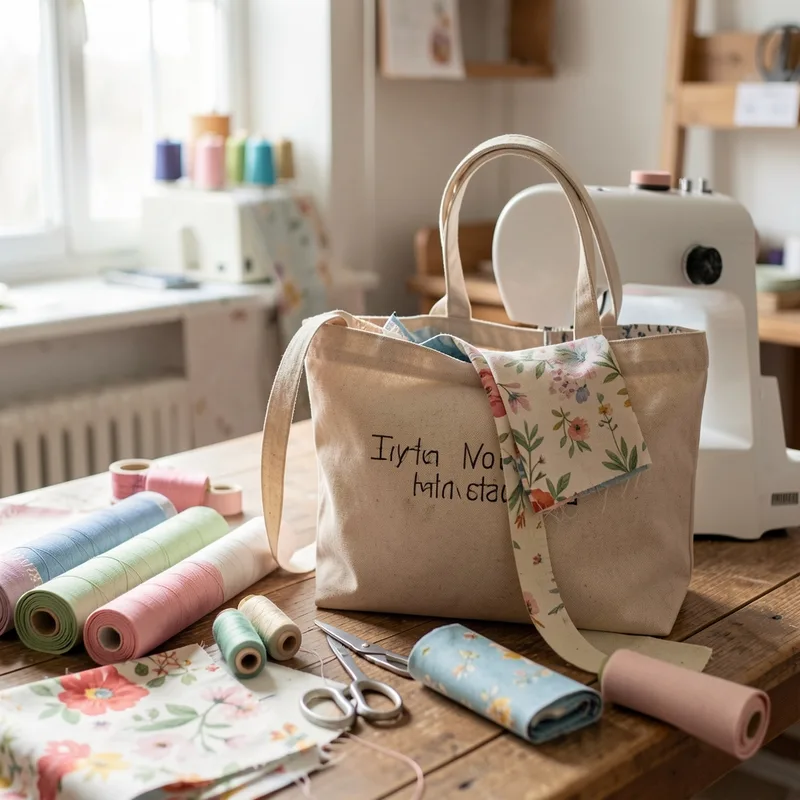 Coudre un sac cabas facile pas à pas